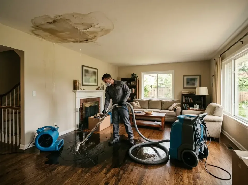 attic-pipe-burst-ceiling-drip-008 — frequently asked questions, Water Damage Restoration & Carpet Care in Salem, OR